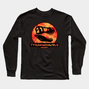 Tyrannosaurus Rex fossil skull Long Sleeve T-Shirt